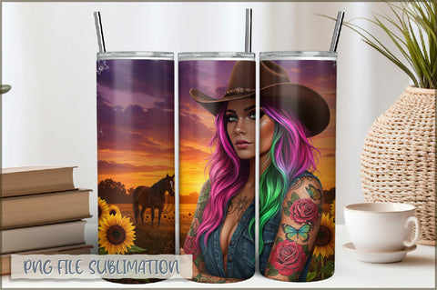 Sarcastic Girl 20 Oz Tumbler Wrap PNG Sublimation Shetara Begum 