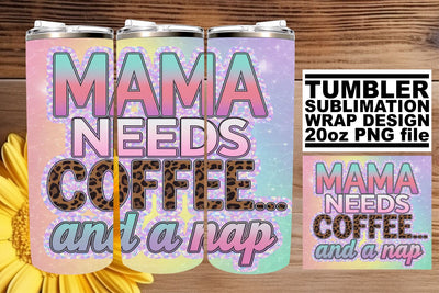 Sarcastic Glitter Mom Quotes 20oz Sublimation afrosvg 