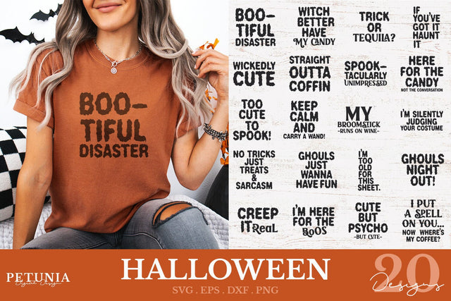 Sarcastic Halloween Bundle | Halloween SVG SVG Petunia Digital Design 