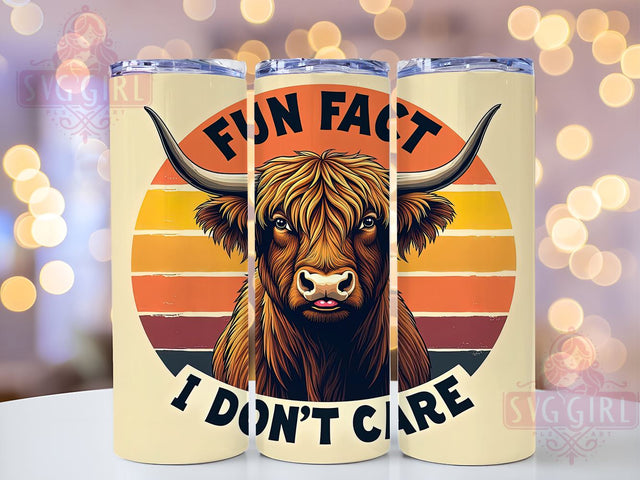 Sarcastic Highland Cow Funny Farmhouse Tumbler, Highland Cow Tumbler, Sarcastic Tumbler Wrap, Funny Cow Gift, 20oz Sublimation, Cute Cow Design, Gift for Cow Lovers, Farmhouse Tumbler Sublimation SvggirlplusArt 