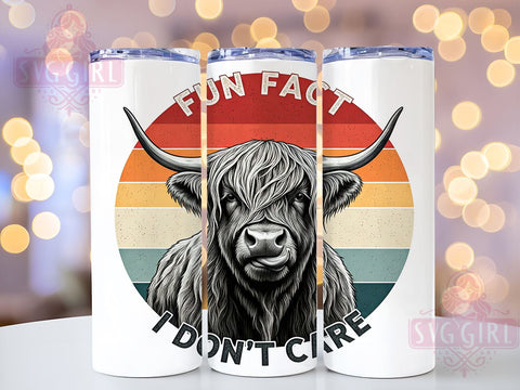 Sarcastic Highland Cow Funny Farmhouse Tumbler, Highland Cow Tumbler, Sarcastic Tumbler Wrap, Funny Cow Gift, 20oz Sublimation, Cute Cow Design, Gift for Cow Lovers, Farmhouse Tumbler Sublimation SvggirlplusArt 