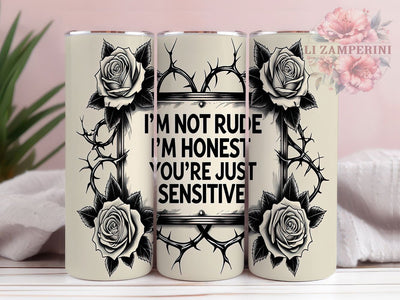 Sarcastic Honest Quote 20oz Funny Tumbler, Sarcastic Tumbler, Honest Quote, Sublimation Wrap, 20oz Tumbler, Funny Gift, Rude Humor, Coffee Cup Sublimation Li Zamperini 