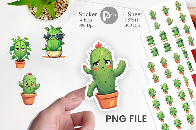 Sarcastic Houseplants Sticker Sublimation artnoy 