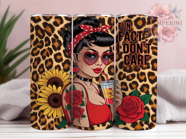 Sarcastic I Don't Care Tumbler, Funny Quote Wrap, I Don't Care Tumbler, 20oz Sublimation Design, Humor Tumbler, Sarcastic Fun Fact Cup, Funny Saying Tumbler Sublimation Li Zamperini 