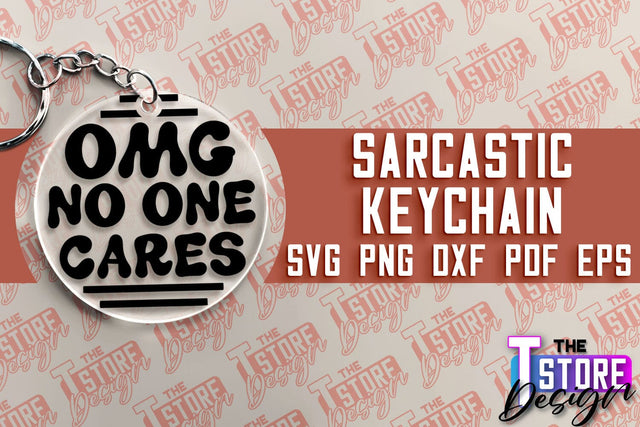 Sarcastic Keychain | Sassy Design | Introvert Quotes | Sarcastic SVG Quotes SVG The T Store Design 