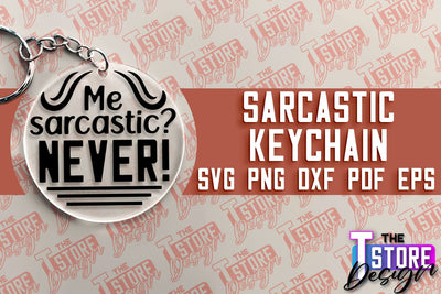 Sarcastic Keychain | Sassy Design | Introvert Quotes | Sarcastic SVG Quotes SVG The T Store Design 