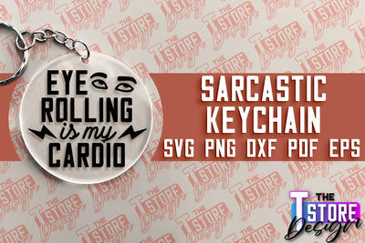 Sarcastic Keychain | Sassy Design | Introvert Quotes | Sarcastic SVG Quotes SVG The T Store Design 