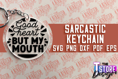 Sarcastic Keychain | Sassy Design | Introvert Quotes | Sarcastic SVG Quotes SVG The T Store Design 
