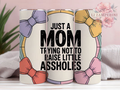 Sarcastic Mom Life 20oz Tumbler, Funny Parenting Humor, Sublimation Tumbler Wrap, 20oz Tumbler, Relatable Mom Life, Bold Mama Design, Parenting Keepsake Sublimation Li Zamperini 