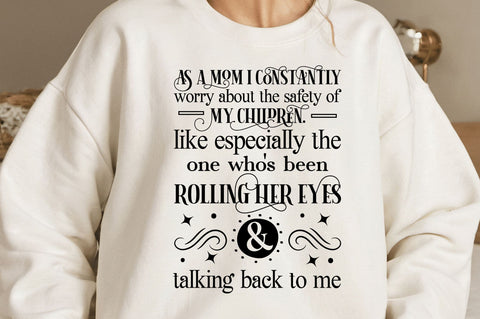 Sarcastic Mom SVG Bundle SVG Regulrcrative 