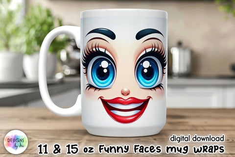 Sarcastic Mug Sublimation, 3D Funny Mug Wrap Design Sublimation Designs by Ira 