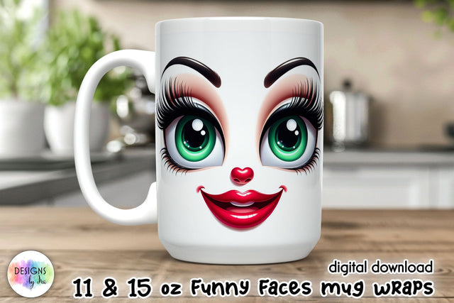 Sarcastic Mug Sublimation, 3D Funny Mug Wrap Design Sublimation Designs by Ira 