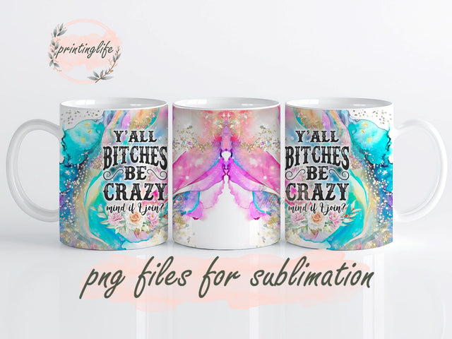 Sarcastic Mug Wrap Design, Instant Digital Design Download Mug Wrap Design, Mug Design PNG Sublimation PrintingLife 