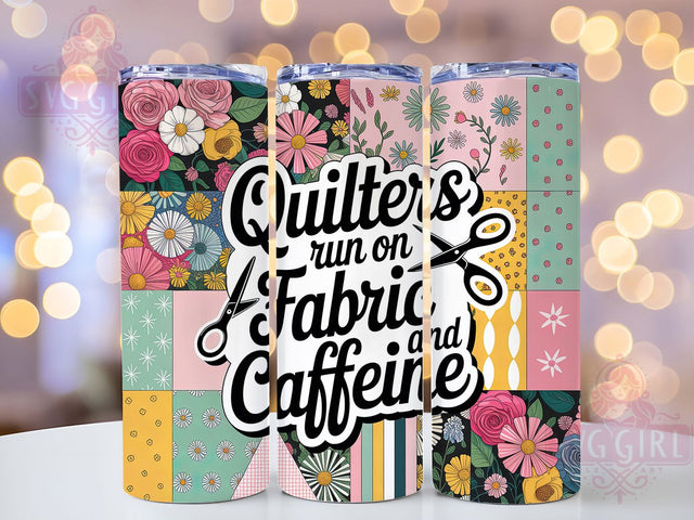Sarcastic Quilters 20oz Tumbler, Funny Quilting Tumbler, Humor Sublimation Wrap, Crafting Quote Design, Coffee Lover PNG, 20oz Tumbler Wrap Sublimation SvggirlplusArt 