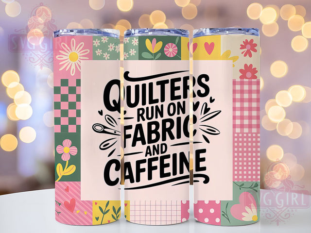 Sarcastic Quilters 20oz Tumbler, Funny Quilting Tumbler, Humor Sublimation Wrap, Crafting Quote Design, Coffee Lover PNG, 20oz Tumbler Wrap Sublimation SvggirlplusArt 