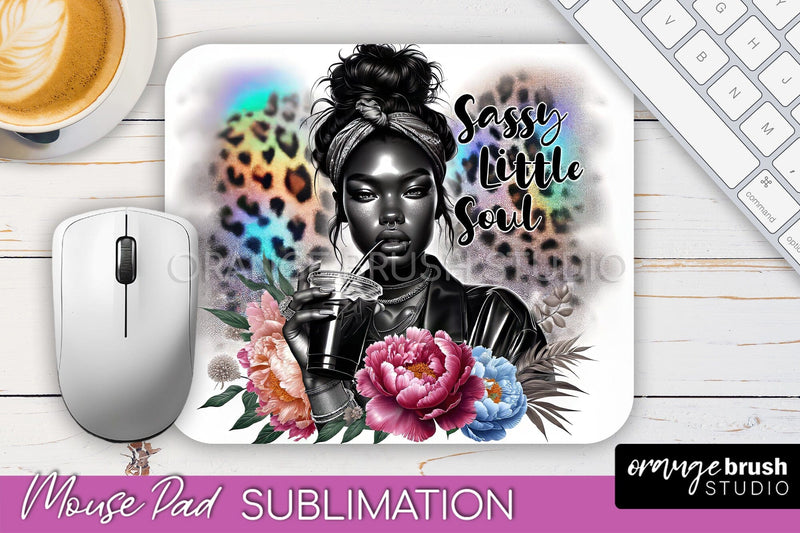 Sarcastic Quote Mouse Pad PNG - Sassy Girl Sublimation Sublimation OrangeBrushStudio 