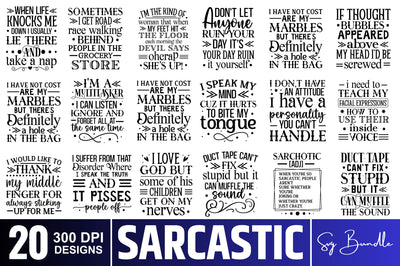 Sarcastic Quote Svg Bundle SVG Regulrcrative 