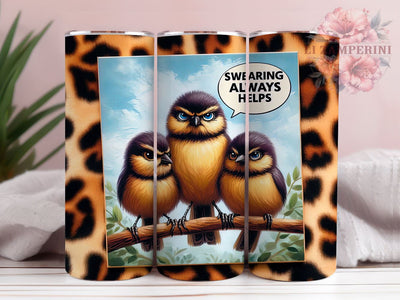 Sarcastic Quotes 20oz Tumbler Wrap PNG, Swearing Always Helps Tumbler Png, Straight & Tapered Tumbler Wrap, Instant Digital Download Sublimation Li Zamperini 