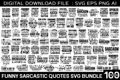 Sarcastic Quotes Svg Bundle / 100 Designs , SVGs,Quotes and Sayings,Food & Drink,On Sale, Print & Cut SVG designmaster24 