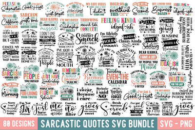 Sarcastic Quotes Svg Bundle, funny Design,80 designs,SVGs,Quotes and Sayings,Food & Drink,On Sale, Print & Cut SVG designmaster24 