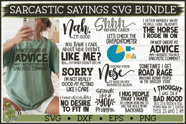Sarcastic Sayings SVG Bundle SVG Crunchy Pickle 