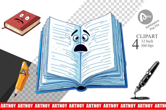 Sarcastic Study Buddies Clipart Sublimation artnoy 