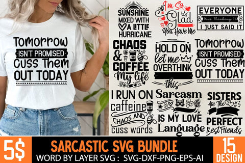 Sarcastic Sublimation Bundle | Sarcastic SVG Bundle | |Funny Sarcastic Bundle Quotes | Motivational SVG Bundle, Funny Sarcastic SVG Bundle SVG BlackCatsMedia 