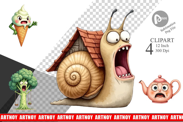 Sarcastic Surreal Cuties Clipart Sublimation artnoy 