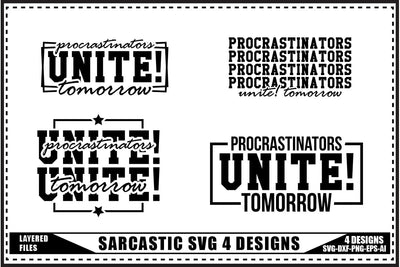 Sarcastic Svg 4 Designs, Funny Sarcastic Quotes Svg SVG shah alam 