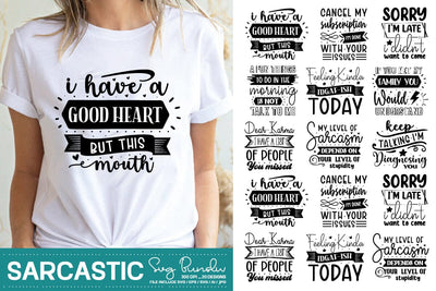 Sarcastic svg bundle, Funny Design SVG designmaster24 