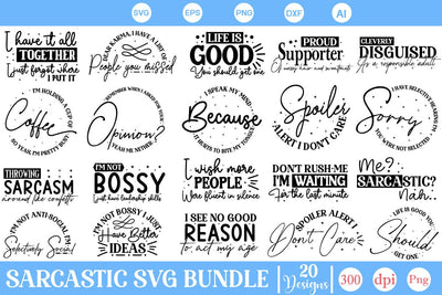 Sarcastic SVG Bundle, Funny Sarcastic SVG Designs, SVGs,Quotes and Sayings,Food & Drink,On Sale, Print & Cut SVG DesignPlante 503 