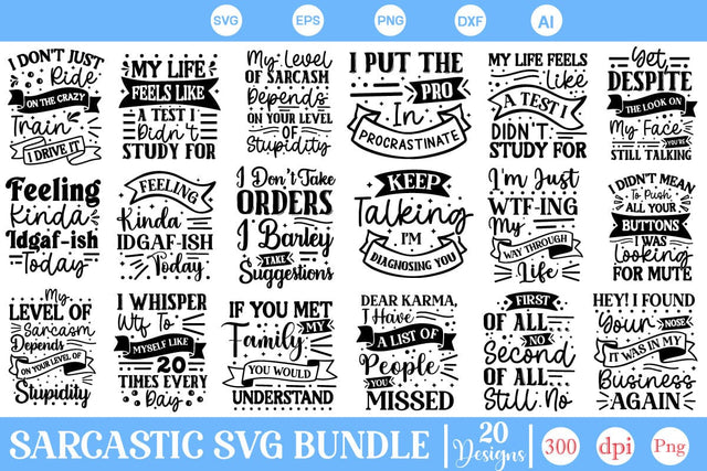 Sarcastic SVG Bundle, Funny SVG Cut Files, Sarcastic Mug Bundle, SVGs,Quotes and Sayings,Food & Drink,On Sale, Print & Cut SVG DesignPlante 503 