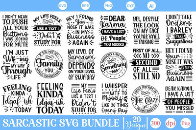 Sarcastic SVG Bundle, Funny SVG Cut Files, Sarcastic Mug Bundle, SVGs,Quotes and Sayings,Food & Drink,On Sale, Print & Cut SVG DesignPlante 503 