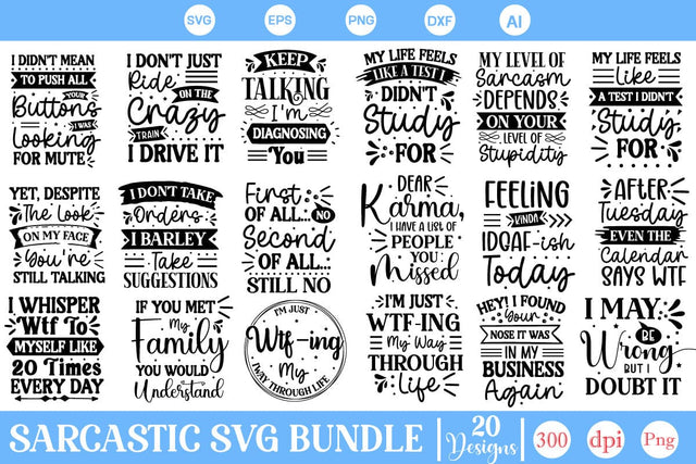 Sarcastic SVG Bundle, Funny SVG Cut Files, Shirt Bundle, Funny SVG bundle , Sassy Funny Quotes for Coffee Mugs, VGs,Quotes and Sayings,Food & Drink,On Sale, Print & Cut SVG DesignPlante 503 