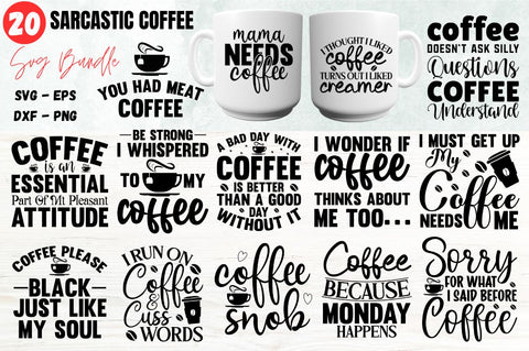 Sarcastic svg bundle SVG Designangry 