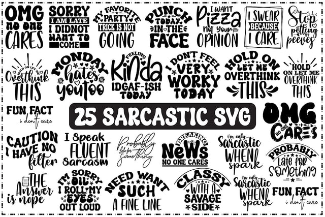 Sarcastic SVG Bundle SVG orpitasn 