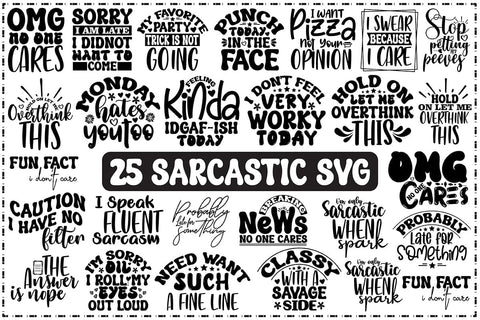 Sarcastic SVG Bundle SVG orpitasn 