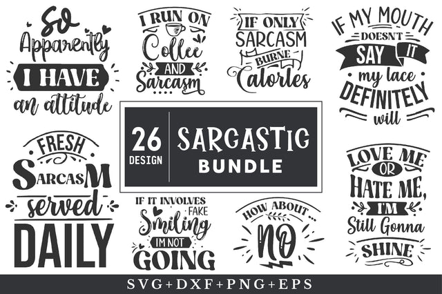 Sarcastic Svg Bundle SVG Rupkotha 