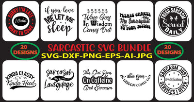 SARCASTIC-SVG-BUNDLE SVG Syaman 