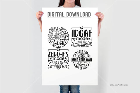 Sarcastic SVG Bundle SVG TonisArtStudio 