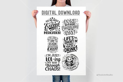 Sarcastic SVG Bundle SVG TonisArtStudio 