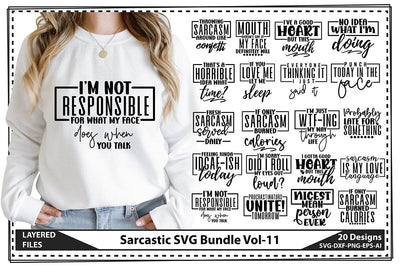 Sarcastic SVG Bundle Vol-11 SVG shah alam 