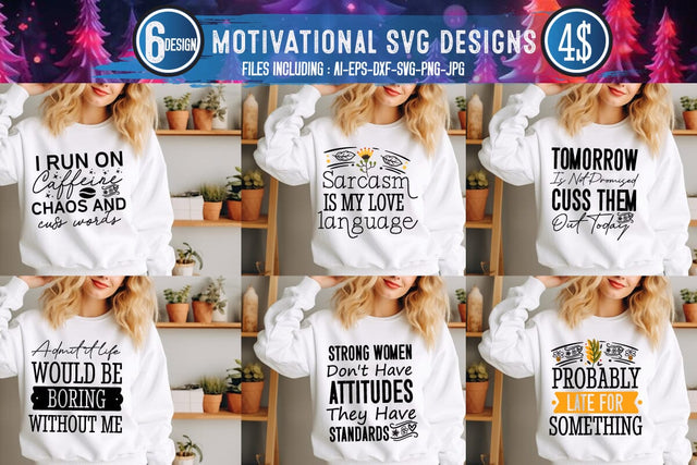 Sarcastic SVG Bundle,Sarcastic SVG Cut File,Sarcastic Sublimation PNG, Sarcastic Funny SVG Bundle SVG BlackCatsMedia 