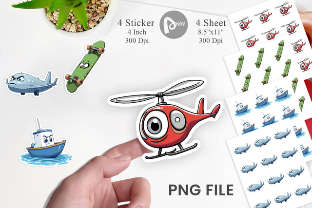 Sarcastic Transport Squad Sticker Sublimation artnoy 