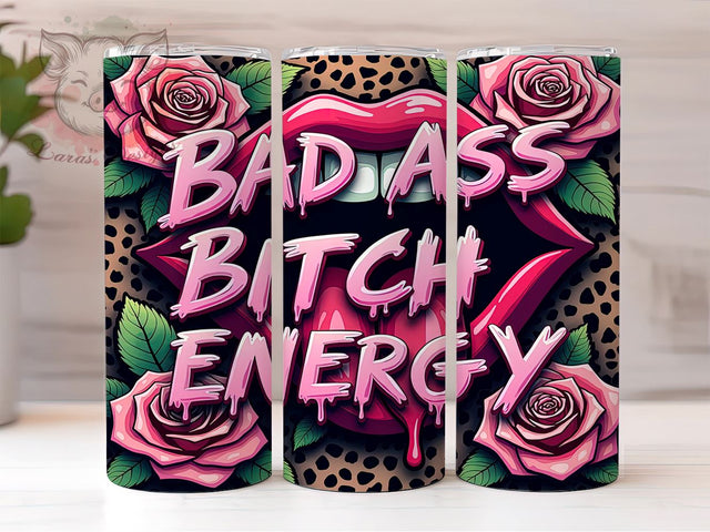 Sarcastic Tumbler, Badass Bitch, Sassy Quotes, 20oz Tumbler, Funny Sayings, Sublimation Wrap, Unique Gifts Sublimation Lara' s Designs 