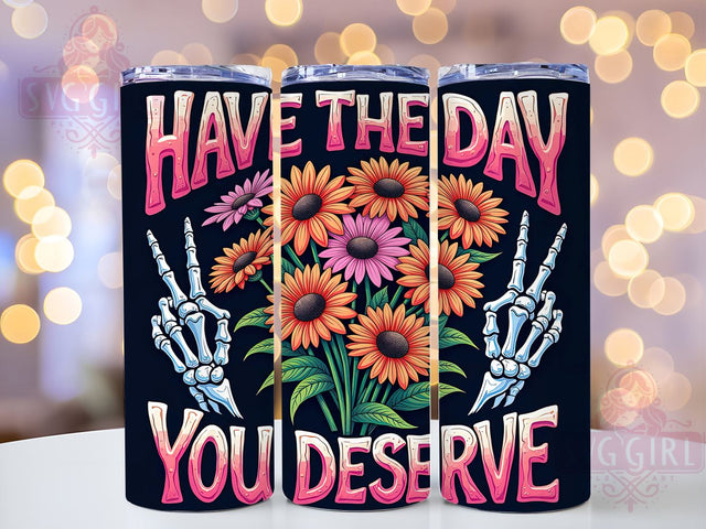 Sarcastic Tumbler, Peace Design, 20oz Sublimation, Funny Quote, Digital Download, Humor Drinkware, Unique Tumbler Sublimation SvggirlplusArt 
