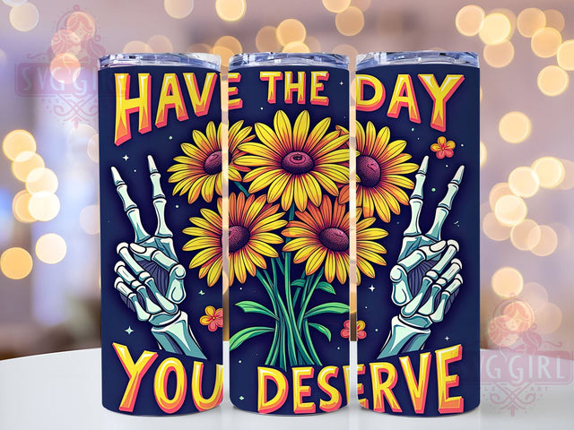 Sarcastic Tumbler, Peace Design, 20oz Sublimation, Funny Quote, Digital Download, Humor Drinkware, Unique Tumbler Sublimation SvggirlplusArt 
