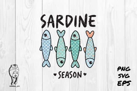 Sardine Season (Cute Fish Illustration) SVG dadan_pm 