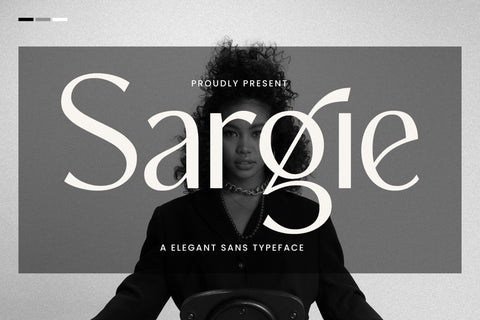 Sargie - Elegant Sans Font studioalmeera 