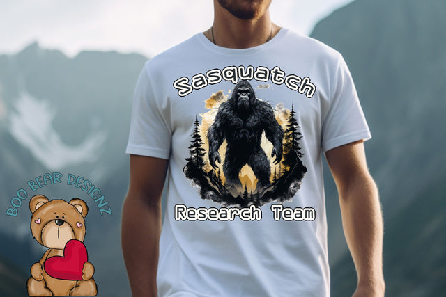Sasquatch Research Team Sublimation Sublimation Boo Bear Designz 